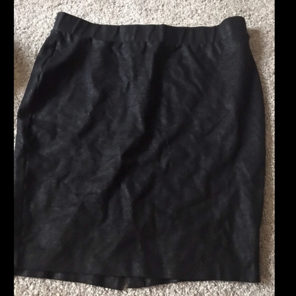 Torrid pencil skirt matallic